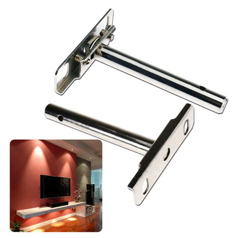 2 metal hidden concealed invisible shelf support bracket|extended concealed shelf brackets.